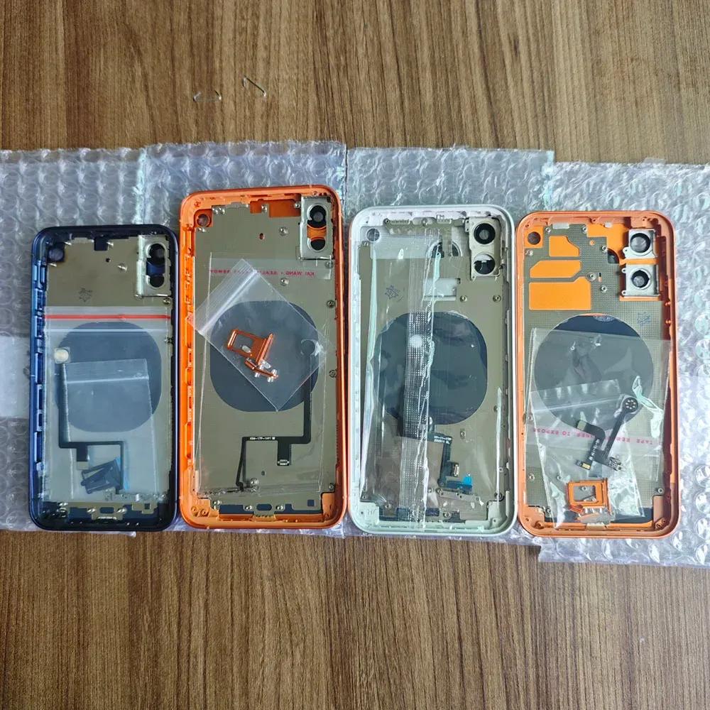 Iphone 17 Pro Max Rear Back Housing Battery Cover For iPhone X Xs Xr 11 12 Convert to 17 pro Xsmax to 17 Pro Max DIY 11 12 like 17 pro with Tray